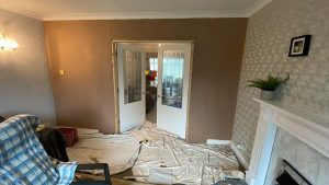 Finished Plastering Job