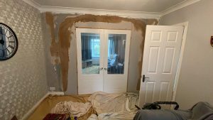 Before picture of Plastering Job - Otley Plastering